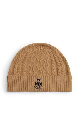 CREST CABLE - Gorro - timeless camel   space blue