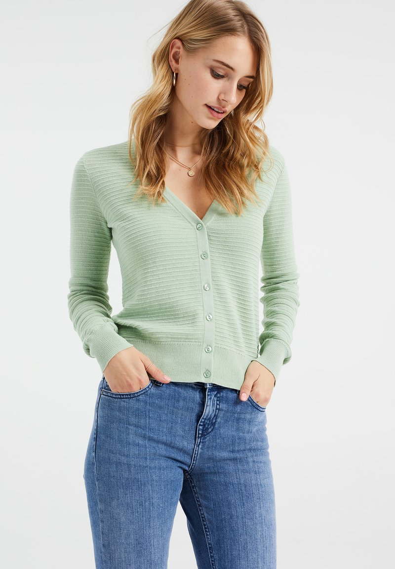 WE Fashion Vest pastel green/groen gemêleerd Zalando.nl