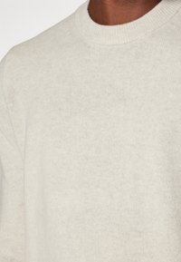 Samsøe Samsøe ISAK SWEATER - Vesta - silver lining