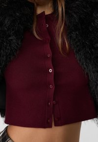 Stradivarius Kardigan - bordeaux