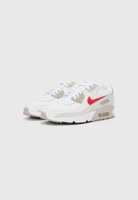 Nike Sportswear AIR MAX 90 UNISEX - Sneakers basse - white/university red/college grey