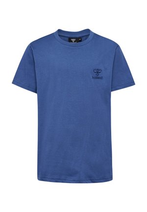 Hummel TRELLE - T-shirt basique - true navy