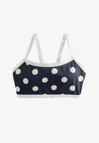 Sélectionné, navy polka dot