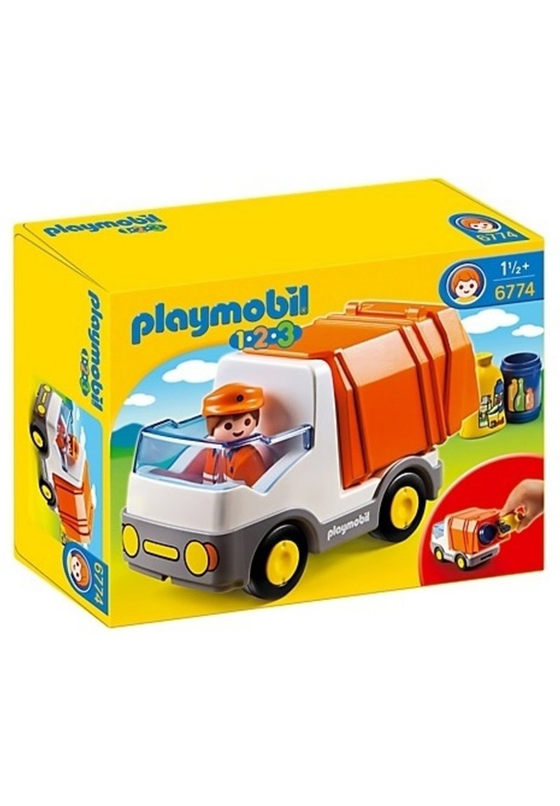 Kinder Kuscheltiere | Playmobil VUILNISWAGEN Spielzeug orange - DP90357 Kinder Kuscheltiere | Playmobil VUILNISWAGEN Spielzeug orange - DP90357