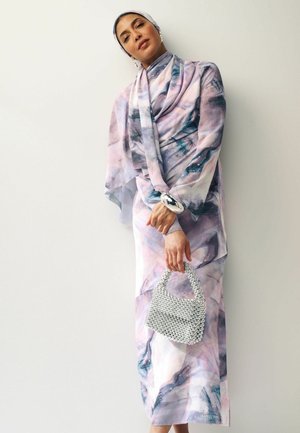 LONG SLEEVE COLUMN - REGULAR FIT - Maxikjoler - purple smudge print