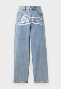 RUNNING DOG TRIPLE SCOOP - Jeans loose fit - heavy wash blue
