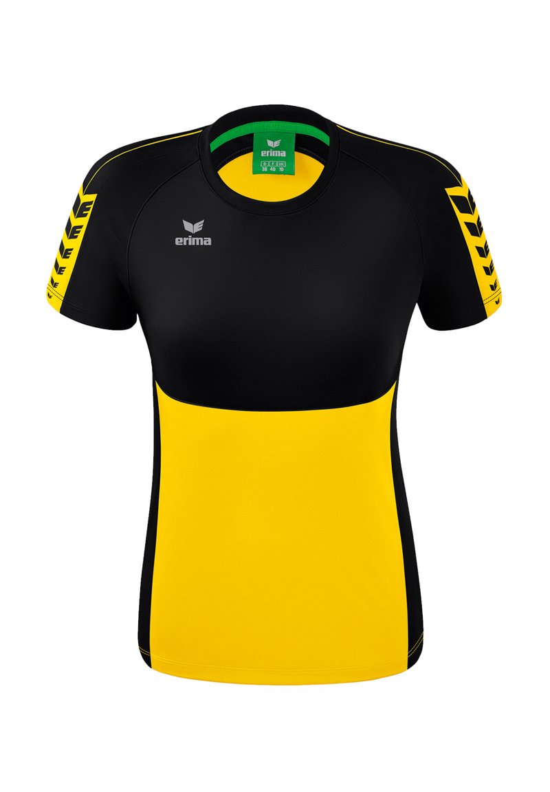 Erima WINGS  - T-shirt de sport - gelbschwarz