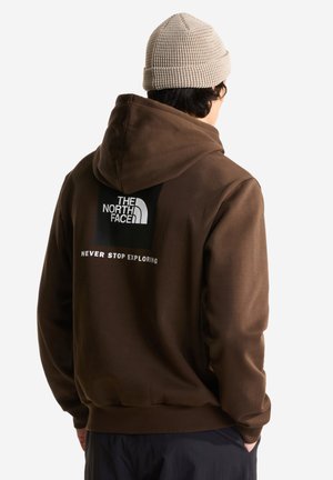 The North Face, M EVOLUTION BOX NSE REGULAR HOODIE. - Huppari - dark chestnut