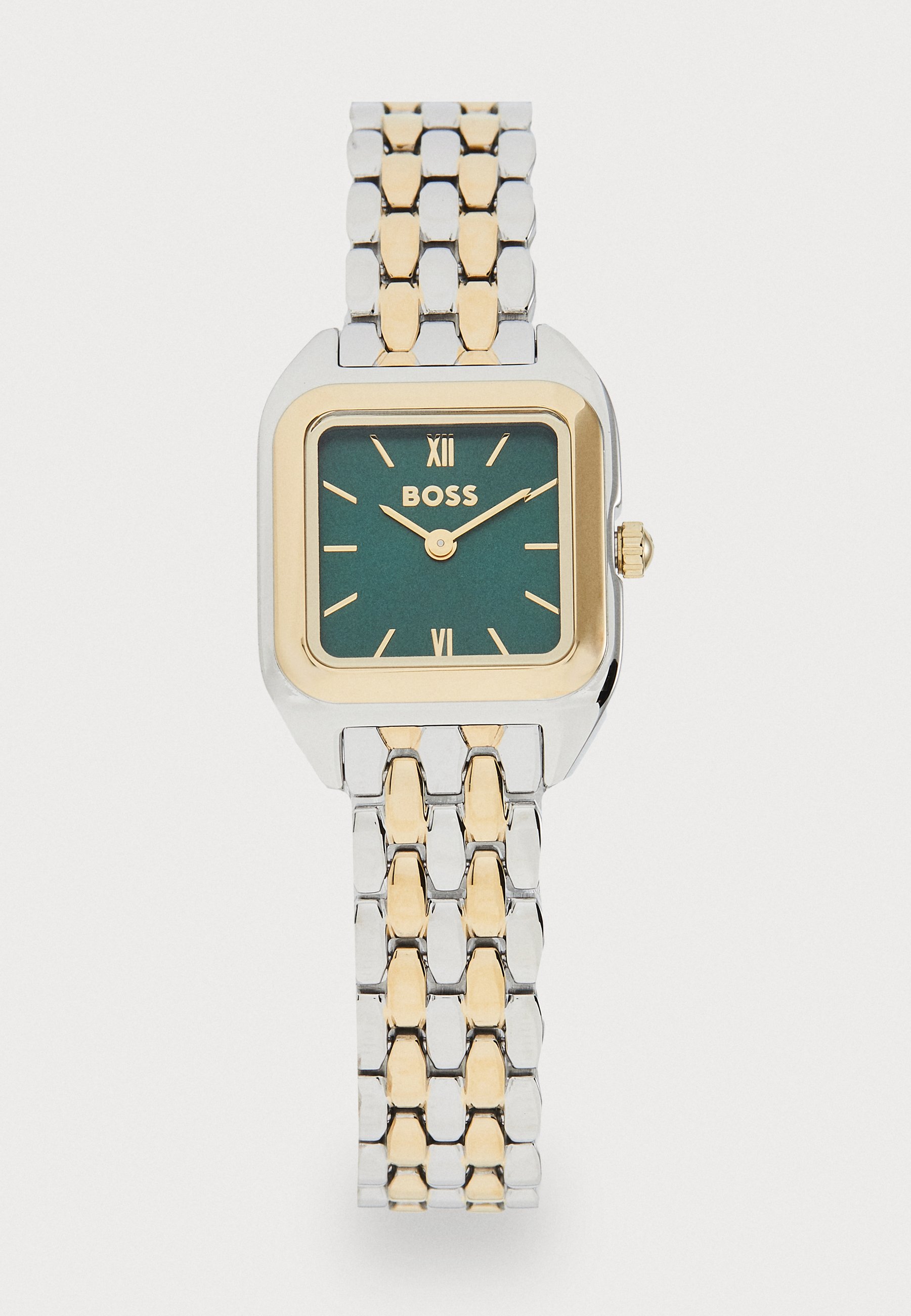 BOSS Analoog kwartshorloge voor dames MAE collectie met roestvrijstalen armband, Zilver, Jurk BOSS Analoog kwartshorloge voor dames MAE collectie met roestvrijstalen armband, Zilver, Jurk