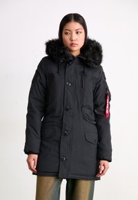 Alpha Industries - POLAR JACKET - Wintermantel - black Thumbnail-Bild 1