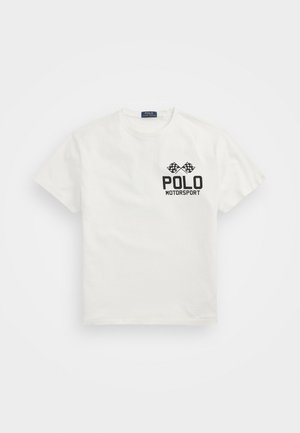 Polo Ralph Lauren Classic Fit Slub Jersey Graphic T-Shirt - T-shirts med print - nevis