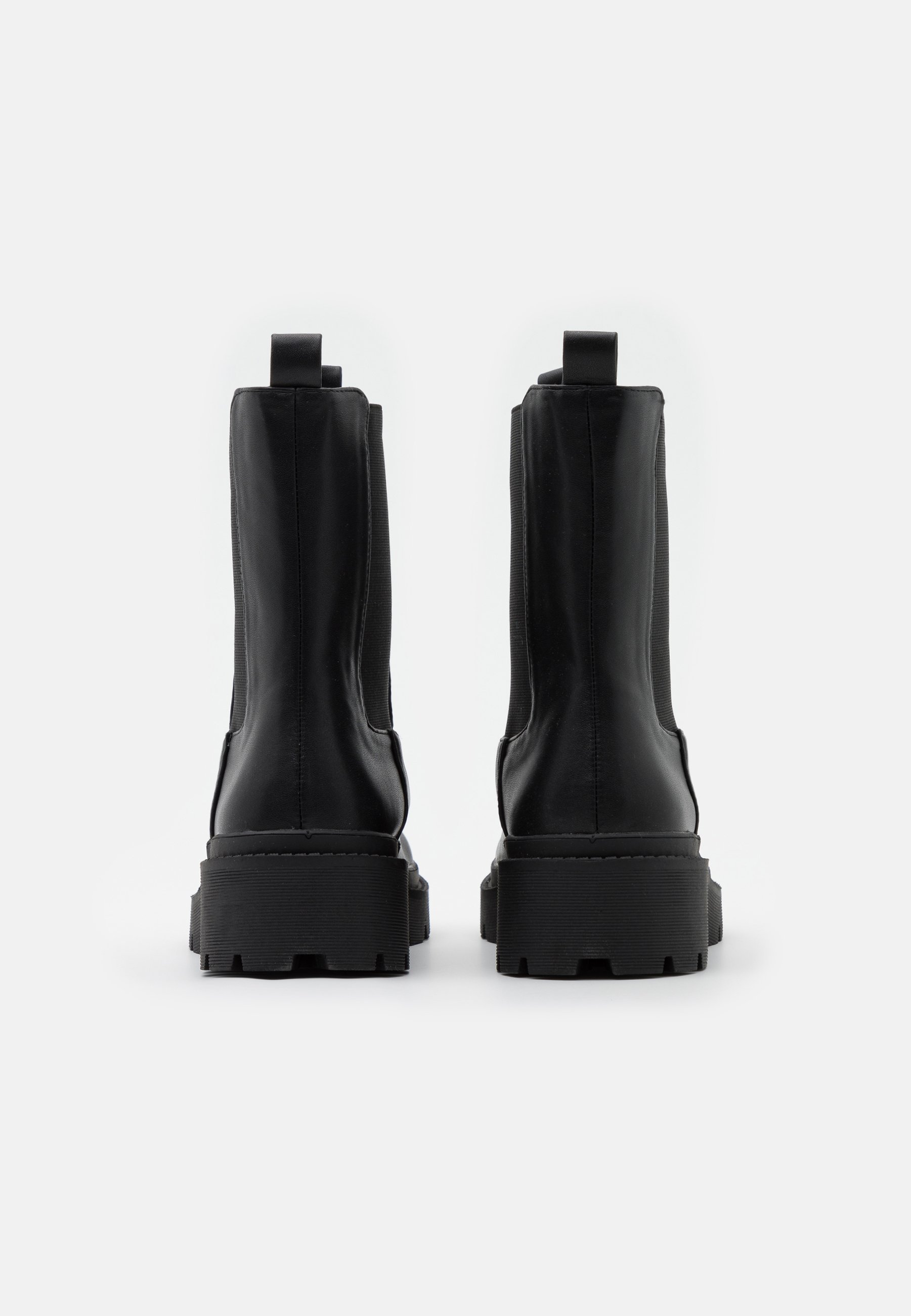 Nly by Nelly HIGH CHELSEA BOOT - Enkellaarsjes met plateauzool -  black/zwart - Zalando.nl