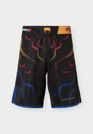 Venum, VENUM X TEKKEN 8 FIGHT SHORTS - Sport rövidnadrágok - black/orange