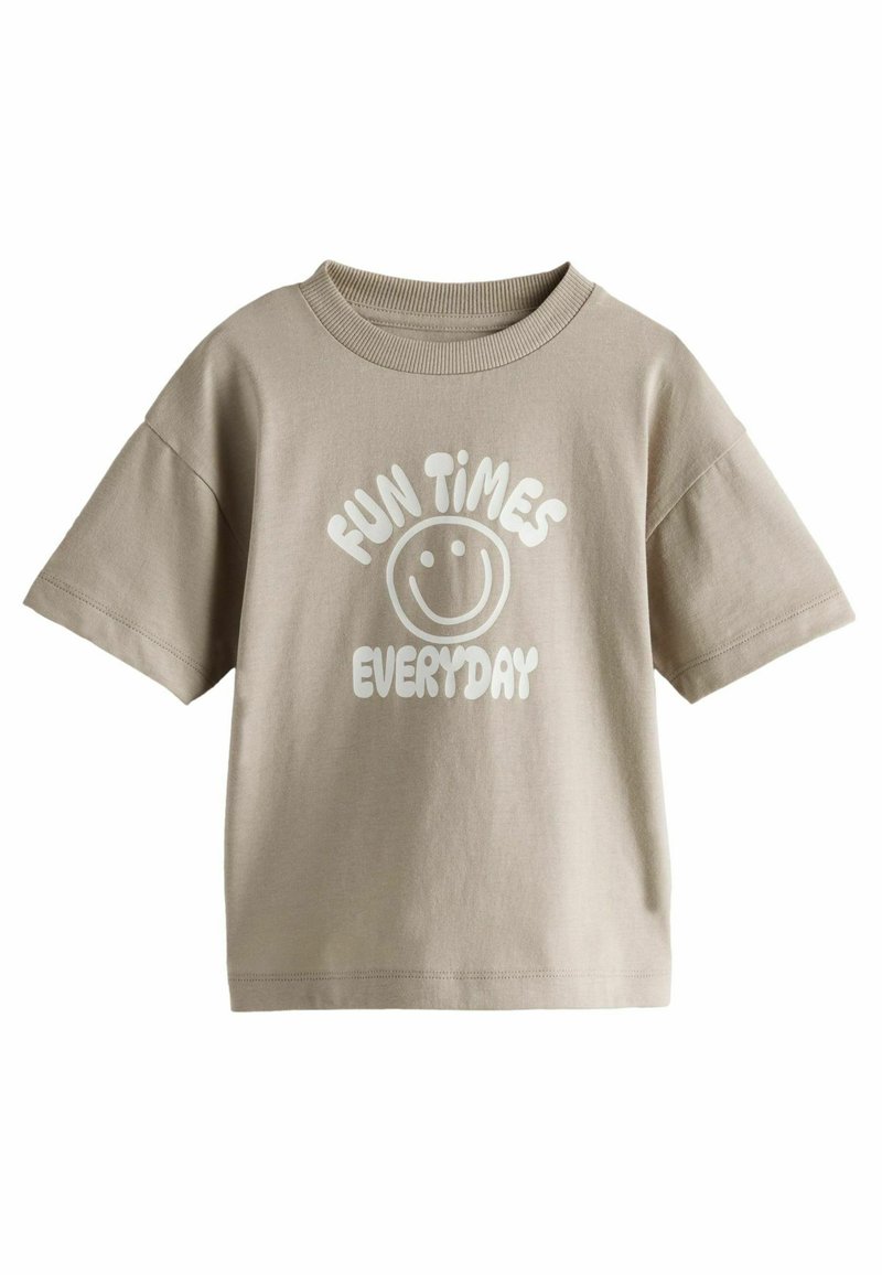 Next - SIMPLE SHORT SLEEVE - Potiskana majica - neutral fun times, Povečajte