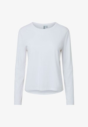 Pieces, LONG SLEEVED TOP PCASHLEY FIT - Camiseta de manga larga - bright white