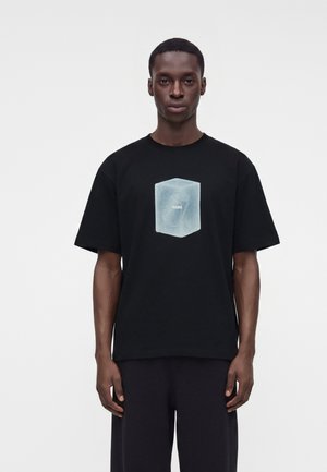 Rains, CLASSIC LIQUID UNISEX - T-Shirt print - black