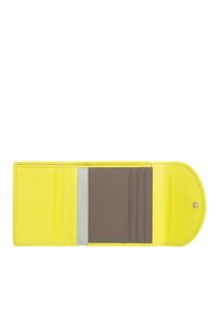 DUDU MORBIDA PICCOLO CERNIERA POSTERIORE PER MONETE CON CHIUSURA A COLORATO - Monedero - citrus yellow