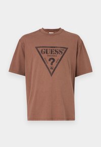 VINTAGE TRIANGLE UNISEX - Majica kratkih rukava s printom - brown