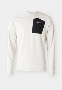 Jack Wolfskin PRELIGHT TRAIL CREW  - Top dugih rukava - pale sand