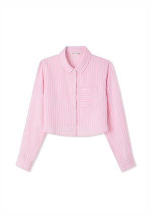 A RIGHE CON TASCHINO - Camicia - rosa confetto