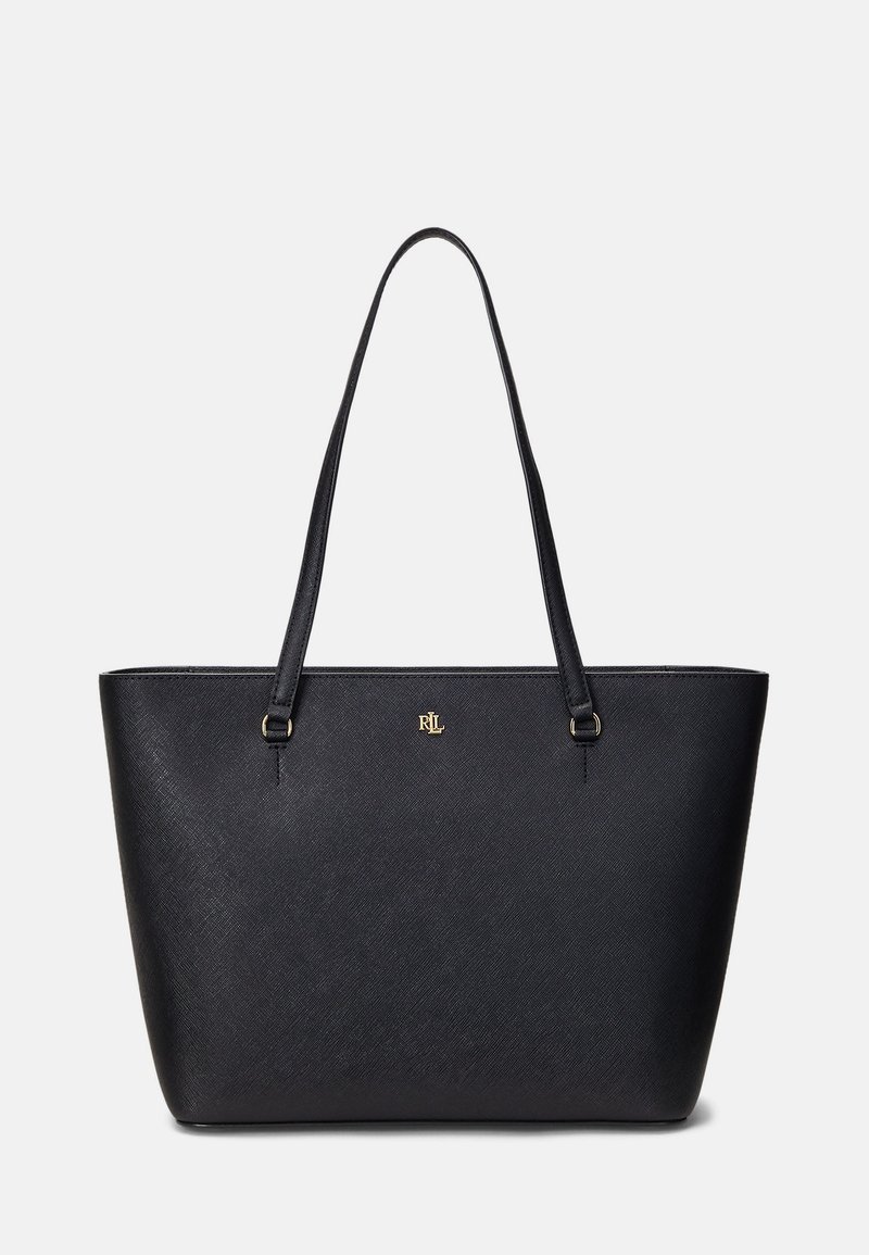 Lauren Ralph Lauren CROSSHATCH LEATHER MEDIUM KARLY TOTE Håndtasker