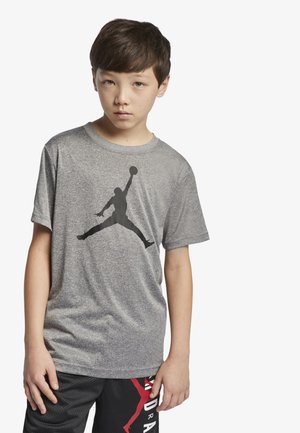 JUMPMAN LOGO TEE - Športne majice - carbon heather