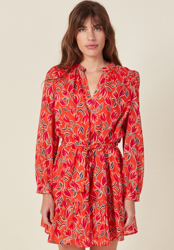 UMWELTFREUNDLICHES TRAPEZ - Freizeitkleid - orange