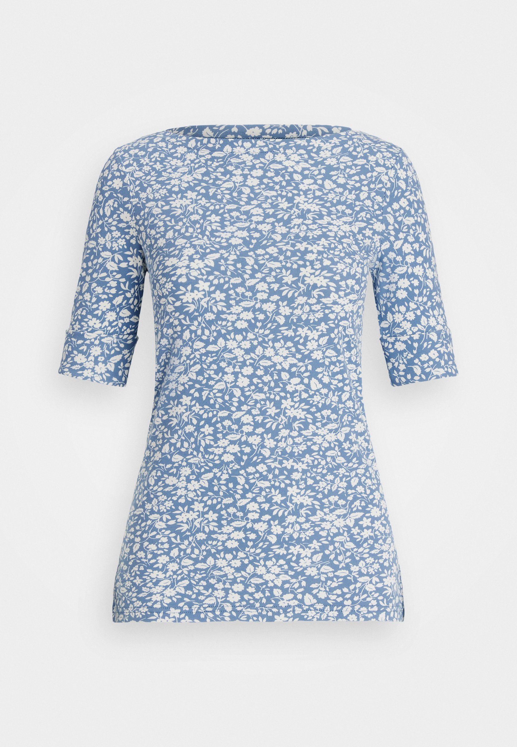 ラルフ・ローレン Lauren Ralph Lauren Petite Judy ミッド Sleeve Tシャツ レディース シャツ トップス Blu Women's Lauren Ralph Lauren Petite Judy Mid Sleeve T-Shirt