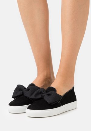 FRANÇOIS BOW SLIP ON - Slipper - black