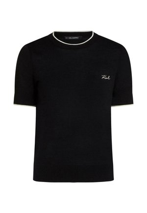 KARL LAGERFELD, Basic T-shirt - black