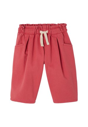 Vertbaudet, VERTBAUDET TWILL-BALLONHOSE BABY MÄDCHEN, DEHNBUND MIT KORDELZUG - Trousers - himbeer