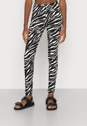 Leggings - black/white