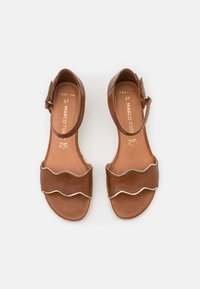 Marco Tozzi Wedge sandals - cognac