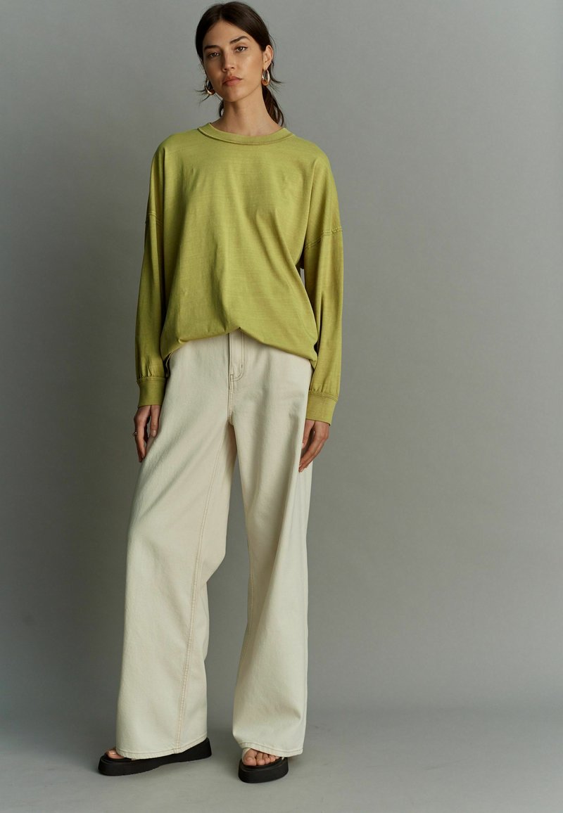 Next SEAM DETAIL - Hosszú ujjú felső - olive green