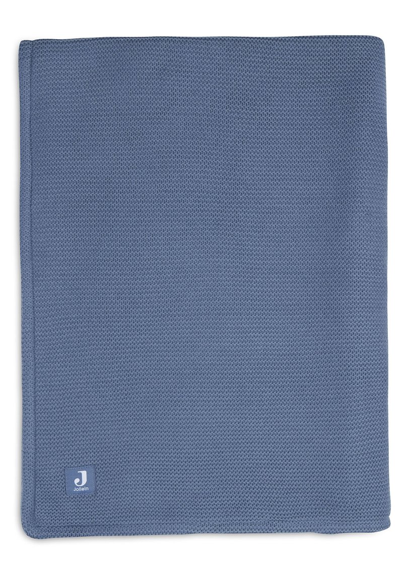 Jollein WIEG - BASIC KNIT - Hydrofiele doek - blue