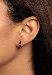 Singularu ARO SPARK SKY ENAMEL - Pendientes - gold-coloured, black