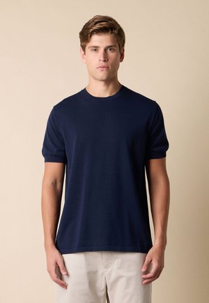 Brooks Brothers MERCERIZED  - T-Shirt basic - navy