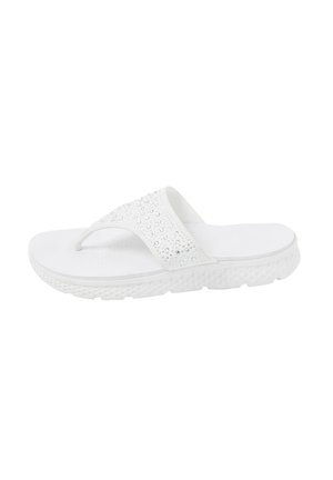 Yours Clothing, WIDE FIT - Sandaler m/ tåsplit - white
