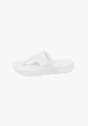 Yours Clothing, WIDE FIT - Sandalias de dedo - white