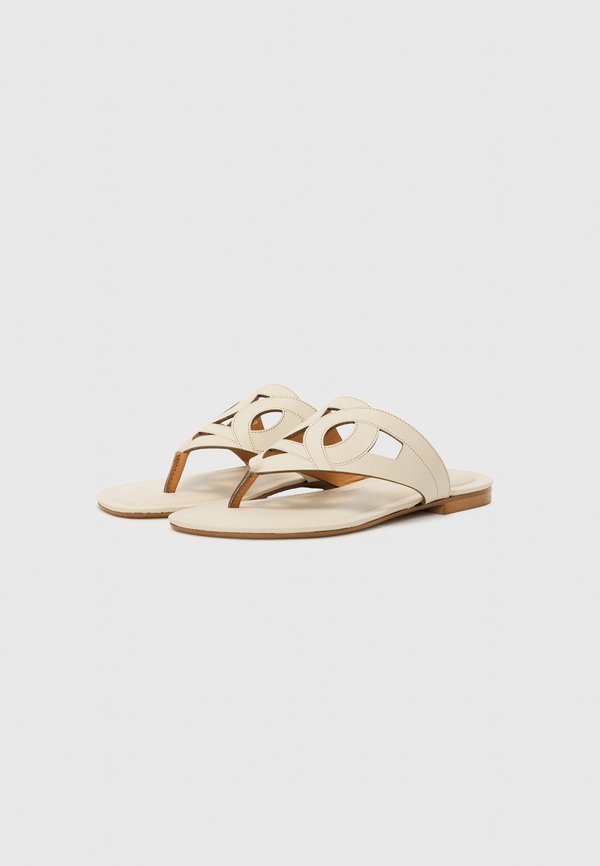 CAMILLA - T-bar sandals - silky stone3