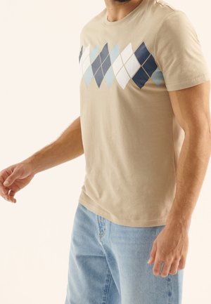 Printtipaita - beige