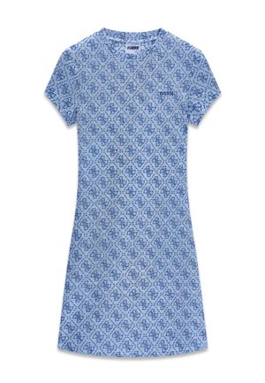Guess, 4G LOGO MINI DRESS - Robe fourreau - mehrfarbig grundton blau