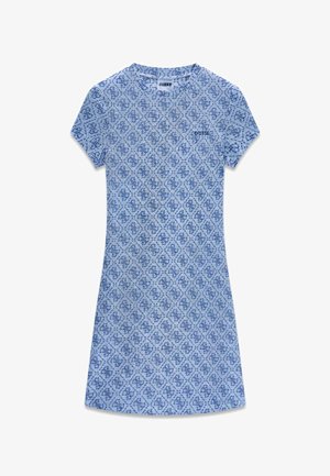 Guess, 4G LOGO MINI DRESS - Robe fourreau - mehrfarbig grundton blau