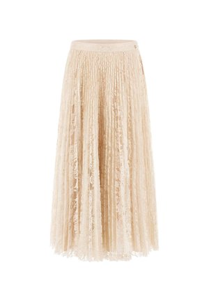 Guess LANGER SPITZEN - A-line skirt - goldenfarbe