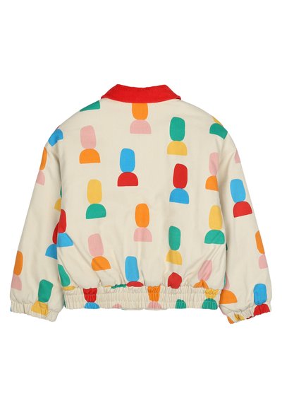 JELLY MALLOW SHAPE COLLAR JACKET UNISEX - Kerge jope - ivory