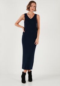 Unselected, dark blue