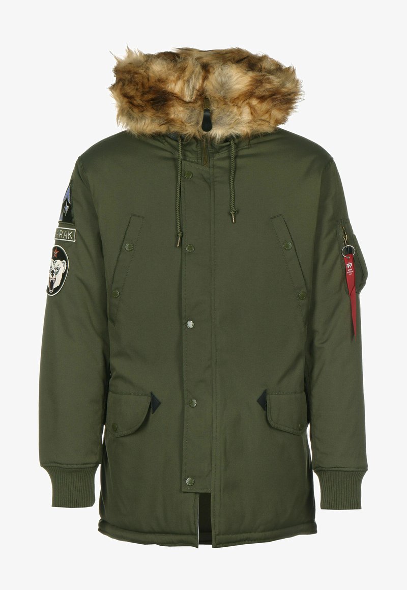 Parka met gevoerde capuchon - ORANJE - Kiabi - 25.00 Parka met gevoerde capuchon - ORANJE - Kiabi - 25.00