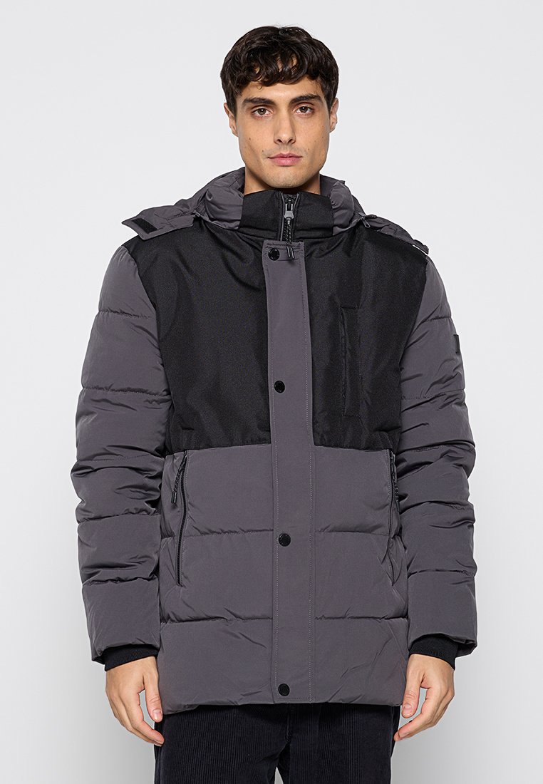 INDICODE JEANS Winterjas donkergrijs