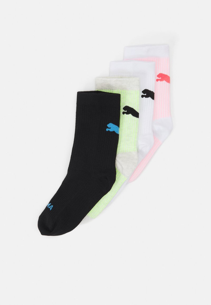 Puma WOMEN CAT LOGO SOCK 4 PACK Zeķes multicolour/balts Zalando.lv