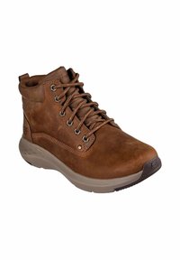 Skechers Botines con cordones - camel